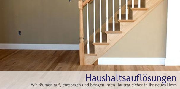 Haushaltsauflösung Banner